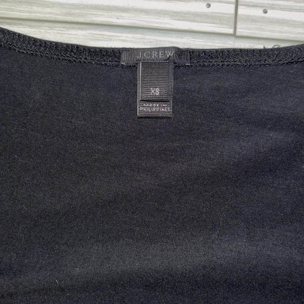 J.Crew Black Ruffle Bodysuit - Picture 5 of 8